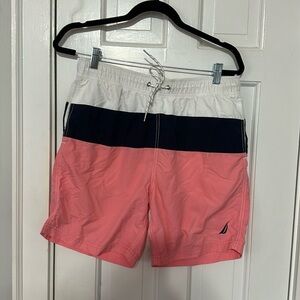 Nautica Pale coral men’s swim trunks M